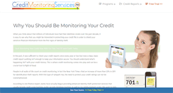 Desktop Screenshot of creditmonitoringservice.org
